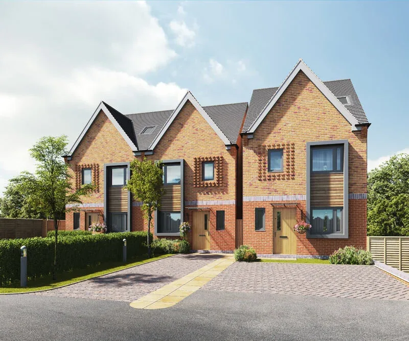 House plots 6 to 9 at Rosambeve Court, Church Lane